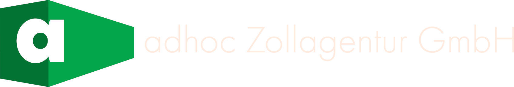 Logo, adhoc Zollagentur GmbH, Ausfuhranmeldung, Einfuhranmeldung